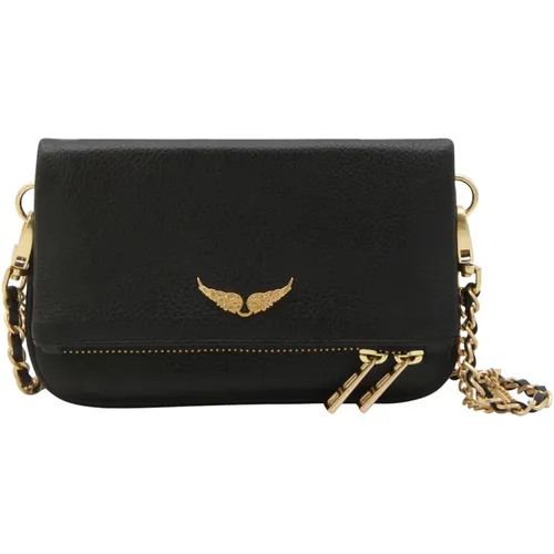 Noir/Gold Cross Body Tasche - Zadig & Voltaire - Modalova