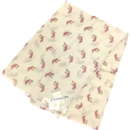 Pre-owned Silk scarves , female, Sizes: ONE SIZE - Coach Pre-owned - Modalova