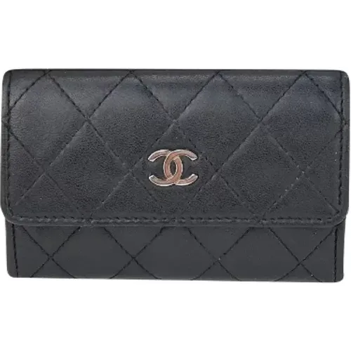Authentic Pre-owned Chanel Quilted Lambskin Mini Wallet , female, Sizes: ONE SIZE - Chanel Vintage - Modalova
