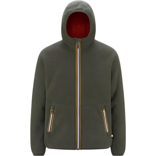 Wendbare Sherpa Polar Jacke , Herren, Größe: M - K-way - Modalova