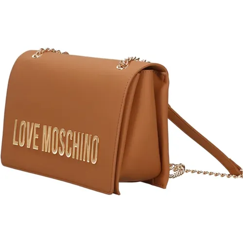 Damen PU Kontrast Detail Tasche - Love Moschino - Modalova