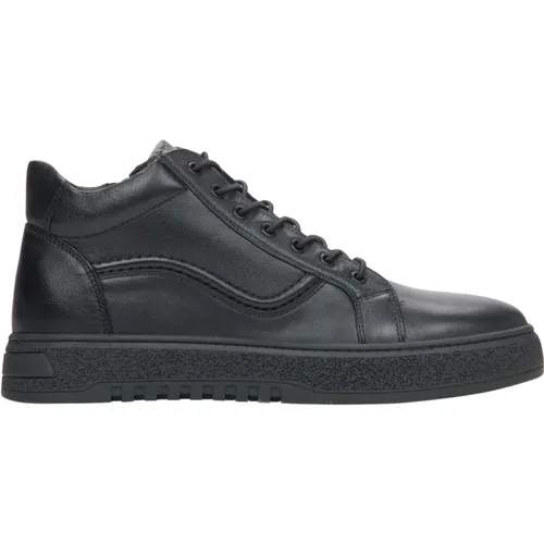 Men's High-Top Sneakers made of Genuine Italian Leather Er00115708 , male, Sizes: 10 UK, 6 UK, 7 UK, 8 UK - Estro - Modalova