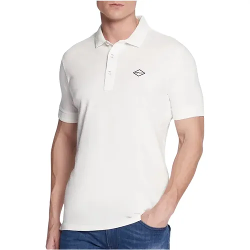 Weißes Poloshirt , Herren, Größe: L - Replay - Modalova
