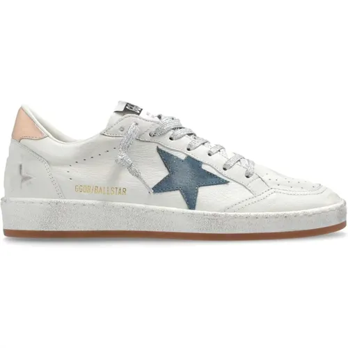 Weiße Perforierte Stern Sneakers , Damen, Größe: 36 EU - Golden Goose - Modalova