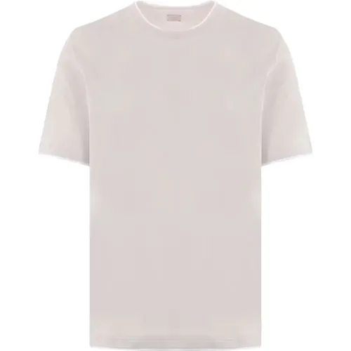 Sasso T-Shirt Bordini , male, Sizes: L, 2XL, XL - Eleventy - Modalova