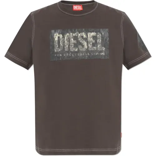 T-shirt T-Adjust-Q1 , Herren, Größe: XL - Diesel - Modalova