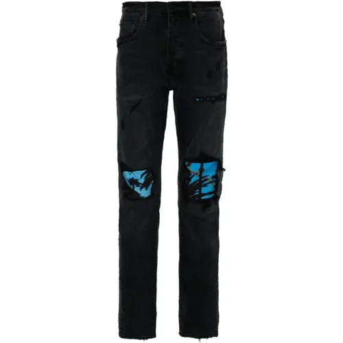Schwarze Skinny Jeans , Herren, Größe: W32 - Purple Brand - Modalova