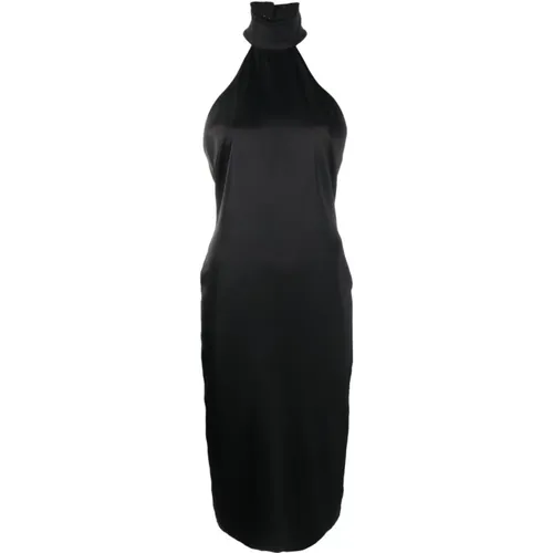 Halterneck Dress , female, Sizes: 2XS, XS - Karl Lagerfeld - Modalova