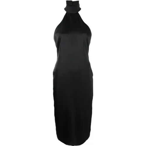 Halterneck Dress , female, Sizes: 2XS, XS, S - Karl Lagerfeld - Modalova