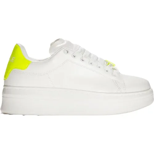 And Yellow Fluorescent Sneakers , female, Sizes: 3 UK, 4 UK - Gaëlle Paris - Modalova