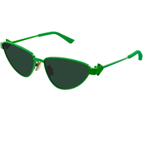 Sunglasses BV1186S,Damen Metall Cat-Eye Sonnenbrille - Bottega Veneta - Modalova
