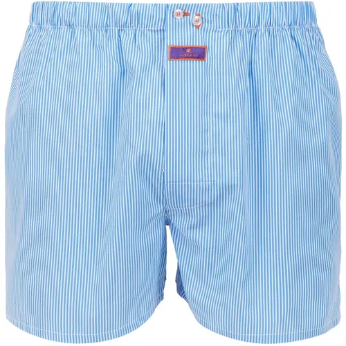 Herren Klassische hellblaue Baumwollboxershorts , Herren, Größe: XL - Gallo - Modalova