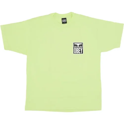 Ikonic Celery Juice Herren T-Shirt , Herren, Größe: L - Obey - Modalova