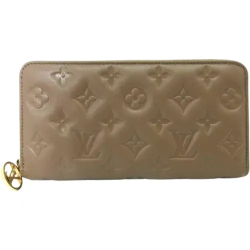 Pre-owned Leather wallets , female, Sizes: ONE SIZE - Louis Vuitton Vintage - Modalova