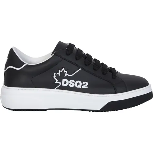 Schwarze Bumper Sneakers Ss24 , Herren, Größe: 43 EU - Dsquared2 - Modalova