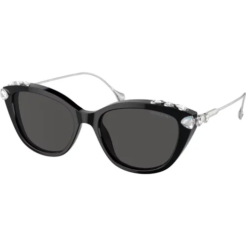 Stilvolle Sonnenbrille für Frauen,Elegante Sonnenbrille für modebewusste Frauen - Swarovski - Modalova