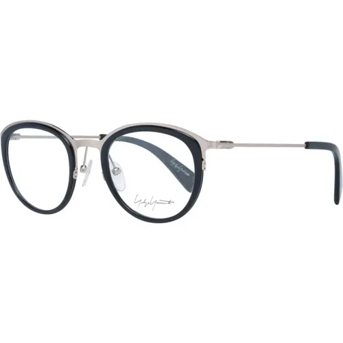 Schwarze Runde Optische Brillen - Yohji Yamamoto - Modalova