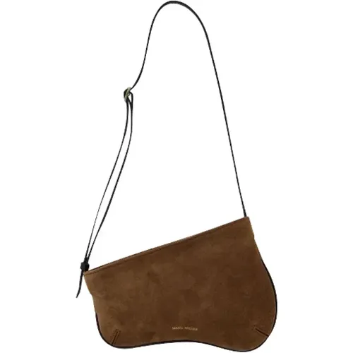 Leather shoulder-bags , female, Sizes: ONE SIZE - Manu Atelier - Modalova