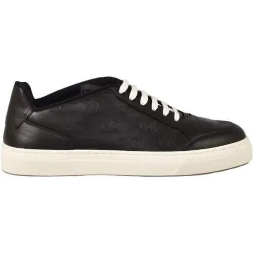 Leather Sneakers with Rubber Sole , female, Sizes: 7 UK, 3 UK, 2 UK - Max Mara - Modalova