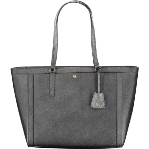 Schwarze Damen-Schultertasche mit Reißverschluss - Ralph Lauren - Modalova