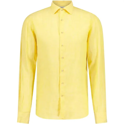 Linen Casual Shirt , male, Sizes: M, S, L - Stenströms - Modalova