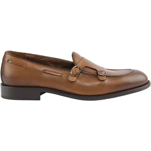 Leather Loafers Stylish Shoes , male, Sizes: 8 UK, 9 UK - Marco Ferretti - Modalova