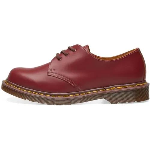 Vintage 1461 Made In England Oxblood Leather Shoe , male, Sizes: 7 UK, 11 UK, 8 UK, 3 UK, 4 UK - Dr. Martens - Modalova