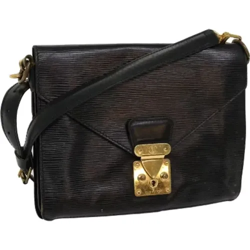 Pre-owned Leather louis-vuitton-bags , female, Sizes: ONE SIZE - Louis Vuitton Vintage - Modalova