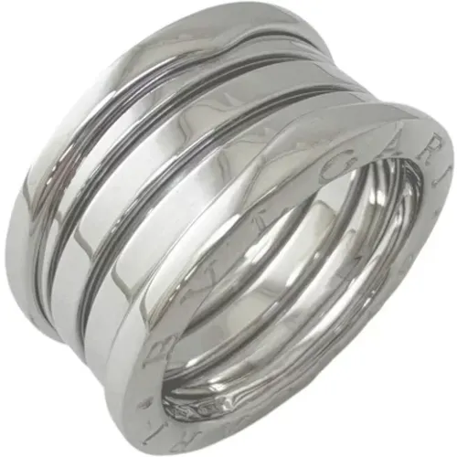 Pre-owned White Gold rings , female, Sizes: ONE SIZE - Bvlgari Vintage - Modalova