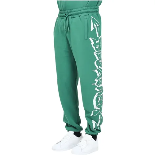 Sportliche Grüne Urban Streetwear Hose , Herren, Größe: S - Disclaimer - Modalova