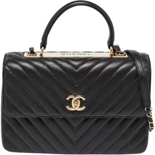 Pre-owned Leather chanel-bags , female, Sizes: ONE SIZE - Chanel Vintage - Modalova