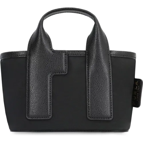 Mini Nylon Handtasche mit Lederdetails - Furla - Modalova