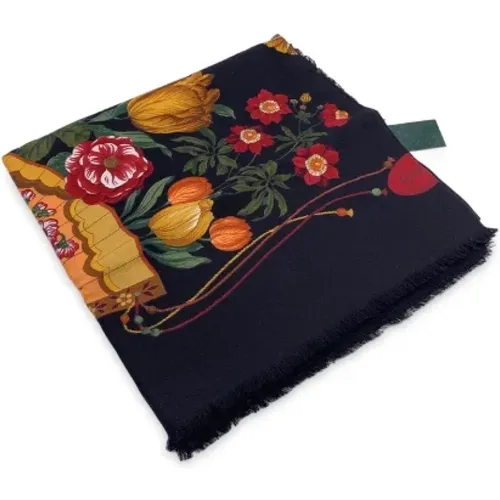 Pre-owned Wool scarves , female, Sizes: ONE SIZE - Gucci Vintage - Modalova