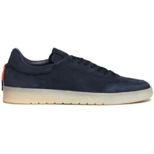 Suede Lace-Up Sneakers , male, Sizes: 7 UK - Barracuda - Modalova