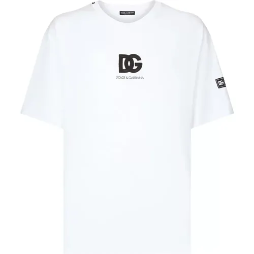 T-shirts and Polos , male, Sizes: S, L, XL, M - Dolce & Gabbana - Modalova