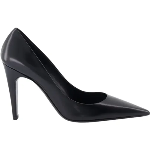 Leder Slip-On Pumps mit spitzer Zehenpartie - Prada - Modalova