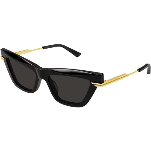 Grey Sunglasses , female, Sizes: 54 MM - Bottega Veneta - Modalova