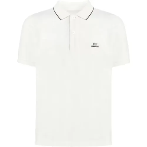 Klassisches Polo-Shirt , Herren, Größe: XL - C.P. Company - Modalova