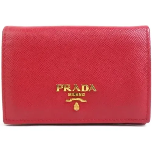 Pre-owned Leather wallets , female, Sizes: ONE SIZE - Prada Vintage - Modalova