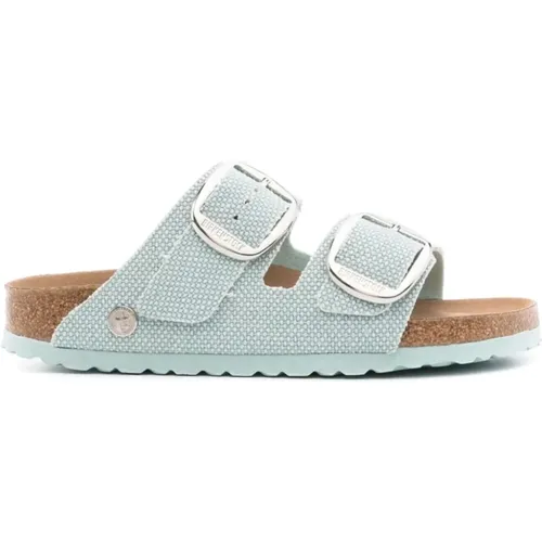 Vegan Canvas Double-Strap Sandals , female, Sizes: 3 UK, 4 UK, 2 UK - Birkenstock - Modalova