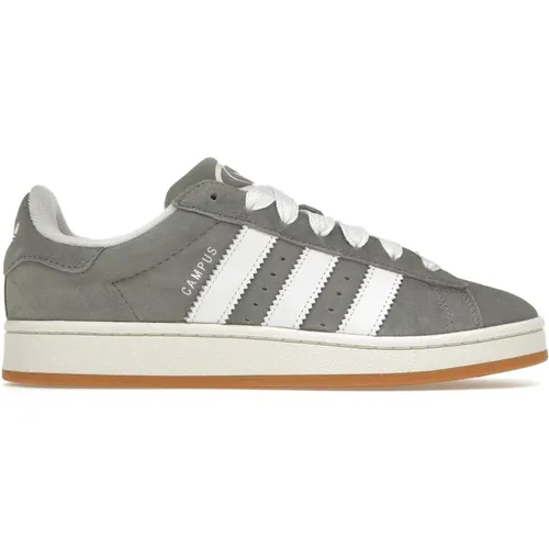 Campus Grey White Sneakers , female, Sizes: 3 2/3 UK, 7 UK, 5 UK, 3 UK, 5 2/3 UK, 8 1/3 UK - Adidas - Modalova