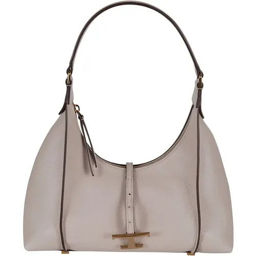 Grained Leather Handbag,Shoulder Bags - TOD'S - Modalova