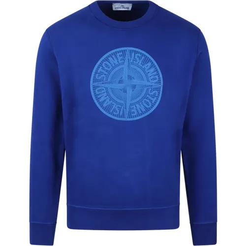 Logo Crewneck Sweatshirt , male, Sizes: M - Stone Island - Modalova