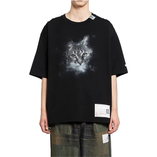 Katzenprint Tee Oversized Fit - MIHARA YASUHIRO - Modalova