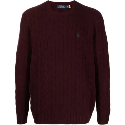 Pullover Bordeaux , Herren, Größe: L - Ralph Lauren - Modalova