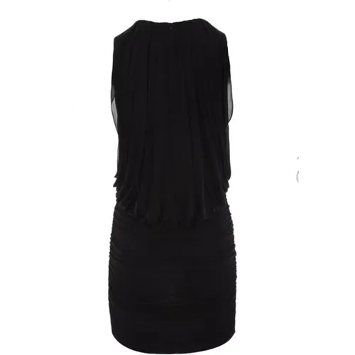 Jersey Draped Mini Dress , female, Sizes: M, S - Saint Laurent - Modalova