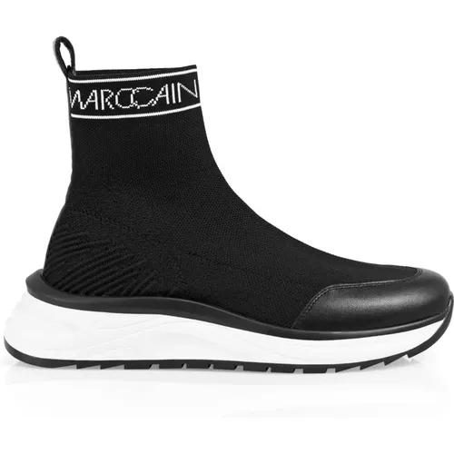 D-Strick Socken-Sneaker mit Laufsohle , Damen, Größe: 40 EU - Marc Cain - Modalova