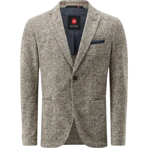 Elegant Jersey Blazer , male, Sizes: S, L, XL - Club Of Gents - Modalova