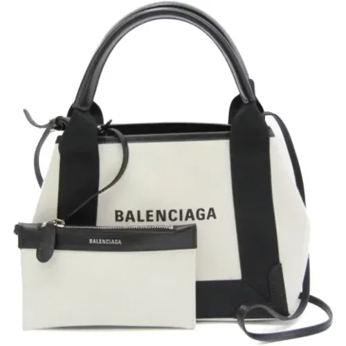 Pre-owned Cotton handbags , female, Sizes: ONE SIZE - Balenciaga Vintage - Modalova