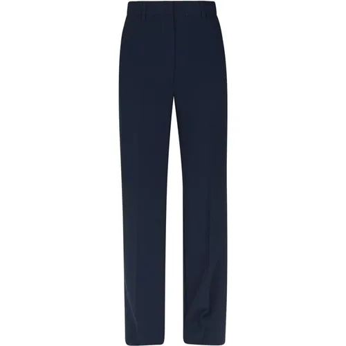 Wide gabardine pants with straight leg , female, Sizes: S, 2XS, M, XS - Ottod'Ame - Modalova